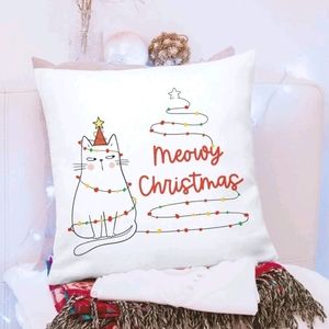 🎄Holiday Cat Throw Pillow